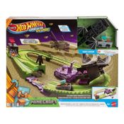 Pista De Corrida Hot Wheels Minecraft Última Volta Do Dragão