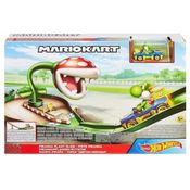 Hot Wheels - Mario Kart - Rampa Piranha Gfy47 + Carro Yoshi