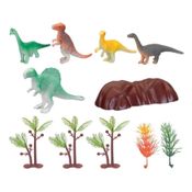 Animais Da Selva Mundo Brinquedo De Borracha Com Árvores