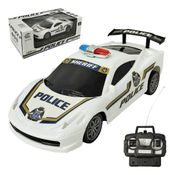 Carrinho De Controle Remoto Carro De Policia Com Luz De 26cm