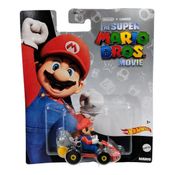 Filme de Super Mario Bros Mariokart Hot Wheels, cor vermelha