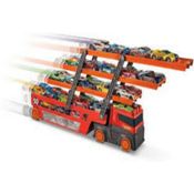 Veículo Hot Wheels Caminhão Mega Transporter Cabe 50 Carros
