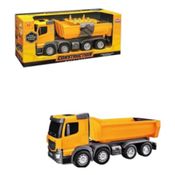 Caminhão Basculante De Construção Com Kit De Sinalização