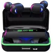 Fone de Ouvido Bluetooth 5.1 Tws Prova Dágua Cor Preto
