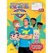 Livro-tapete de colorir "Os Aventureiros" - Luccas Neto