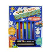 Mania Colorida: Robôs, Carros e Dinossauros - Para Colorir com Canetas que Mudam de Cor!