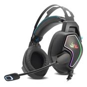 Fone de Ouvido Headset com Fio Gamer Knup 487 Rgb 7.1 Usb Cor Preto