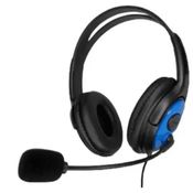 Fone de Ouvido Headphone para Jogos com Microfone P3 Cor Azul