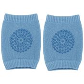 Joelheira Infantil Antiderrapante +6m Azul Buba