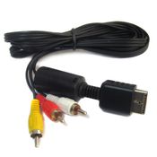 Cabo Av RCA PS2 play2 Áudio E Vídeo Para Playstation 1 e 2
