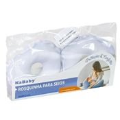 Rosquinha Para Seios de Algodão Branca 2und Kababy
