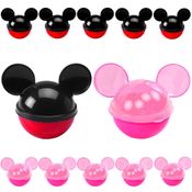 Kit 10 Potes 220ml p/ Doces Lembrancinha Festa p/ Sacolinha Surpresa Mickey e Minnie