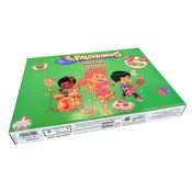 Jogo da memória 3 Palavrinhas + Cubo didático  20 peças