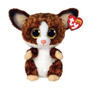 Bicho de Pelúcia Ty Beanie Boo's Lêmure Binky Toyng com Olhos Grandes e Orelhas Grandes