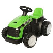 TRATOR INFANTIL ELETRICO C/ REBOQUE VERDE - IMPORTWAY