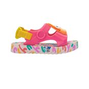 Sandália bebê menino Bluey Mini Melissa Hop Rosa