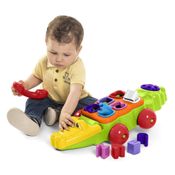 Brinquedo Educativo Jacaré Didático Calesita Tateti