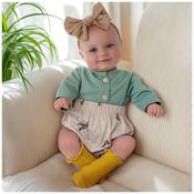 Bebê Recém-Nascido Newborn,Bonecas BABESIDE Reborn, 50cm - Boneca de Vinil Macio e Realística, Recém-Nascida, Posável, com Acessórios