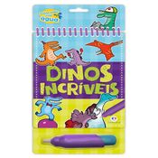 Colorindo Com Agua - Dinos Incriveis