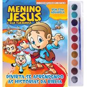 Menino Jesus Livro Para Pintar Com Aquarela