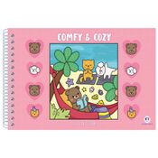 Comfy And Cozy - Livro De Colorir - Pink