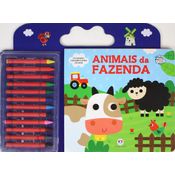 Animais Da Fazenda - Ki Colorir Giz De Cera