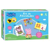 Kit Atividade Peppa Pig Pintura e Jogo Educativo  - Nig
