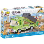 Caminhão Basculante de Serviço Civil - Dump Truck - Blocos de Montar 300 Peças - Cobi