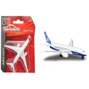 Avião Comercial Boeing 787-9 Dreamliner - Miniatura de Metal 10 cm - Majorette
