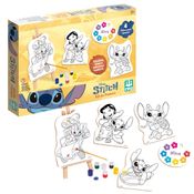 Kit Pintura com Cavalete e Telas Stitch Disney - Nig