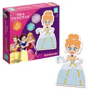 Jogo Educativo Alinhavo em Madeira Princesas Disney - Nig