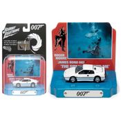 1976 Lotus Esprit S1 - 007 The Spy Who Loved Me (1977) - Silver Screen Machines - 1/64 - Johnny Lightning