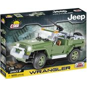 Jeep Wrangler Militar - Blocos de Montar 250 Peças - 1/18 - Cobi