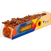 25 Caixinhas Churros Embalagem Descartável de Festa Junina Kit com 25 Caixas de 15cm -