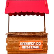Porta Docinhos de Festa Junina Barraca do Beijinho em EVA Decoração Bandeja de Mesa para Doces -