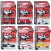 Coleção Completa c/ 6 Miniaturas SOS Cars Resgate - 1/64 - Majorette