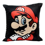 Almofada Super Mario Bros 25x25cm Nintendo Jogo Game Luigi