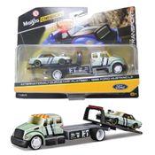 Guincho International Durastar Flatbed + 1988 Ford Mustang LX - Elite Transport - 1/64 - Maisto