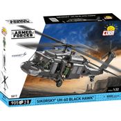 Helicóptero Militar Americano Sikorsky UH-60 Black Hawk - Blocos de Montar 905 Peças - Armed Forces - COBI