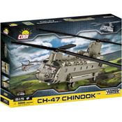 Helicóptero De Transporte Militar CH-47 Chinook - Blocos de Montar 815 Peças - Armed Forces - COBI