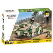 Tanque de Guerra Alemão Jagdpanzer 38(t) Hetzer - Blocos de Montar 555 Peças - World War II - COBI