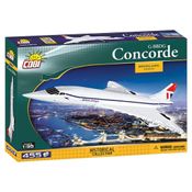 Avião Comercial Concorde G-BBDG British Airways - Brooklands Museum - Blocos de Montar 455 Peças - COBI