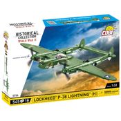 Avião de Caça Pesado Americano Lockheed P-38 Lightning (H) - Blocos de Montar 545 Peças - World War II - COBI