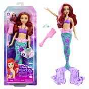 Boneca Ariel Toque de Cor - A Pequena Sereia - Princesas Disney - Mattel