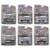 Coleção c/ 6 Miniaturas do Exército - Battalion 64 Série 2 - 1/64 - Greenlight
