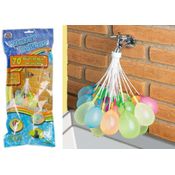 Water Ballon - 70 Balões de Água em Segundos p/ Guerra de Bexiga - Braskit