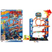 Pista Ultimate Garage + 2 Carrinhos - Hot Wheels City - Mattel
