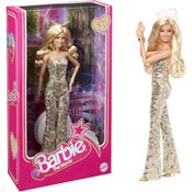 Boneca Barbie Collector Filme - Macacão Dourado c/ Lantejoula - HPJ99 - Mattel