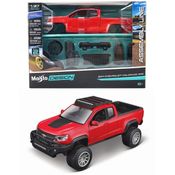2017 Chevrolet Colorado ZR2 Vermelho - Kit em Metal p/ Montar - Assembly Line - 1/27 - Maisto