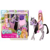 Boneca Barbie Chelsea Loira c/ Pônei - Mattel
